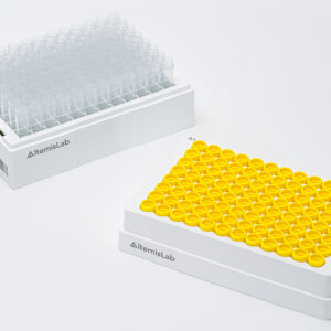 Cap carriers, 96 format, prefilled, Steril